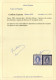 SUISSE - HELVETIA DEBOUT 25C BLEU - 2 EPREUVES SUR PAPIER CARTON (*)  - CERTIFICAT - Unused Stamps