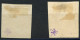 SUISSE - HELVETIA DEBOUT 25C ROUGE - 2 EPREUVES SUR PAPIER MOYEN (*)  - CERTIFICAT - Unused Stamps