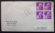 United States Edison FDC Milan Ohio Cancel 1947 Block Of Four Stamp - 1941-1950