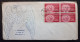 United States FDC Airmail Grossman Cover 1949 Seattle Cancel Block Of Four 25 Cents Stamps - 1941-1950