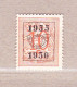 1955 Nr PRE653(*) Zonder Gom.Heraldieke Leeuw:10c.Opdruk 1955-1956. - Typografisch 1951-80 (Cijfer Op Leeuw)