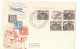 1949, 1 Pf. Bauten Zusammendruck W 4 Auf FDC-Karte - Se-Tenant