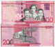 Dominican Republic 10x 200 Pesos 2022 UNC - Dominikanische Rep.
