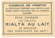 IMAGE CHROMO CHOCOLAT MENIER RIALTA AU LAIT N° 342 CANTAL ST SAINT FLOUR VUE GENERALE AUVERGNE - Menier
