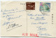 JAPON CARTE POSTALE PAR AVION DEPART TOKYO 9 IX 60 POUR LA TUNISIE - Lettres & Documents