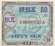 Japan #65, 50 Sen 1945 Banknote - Japon