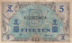 Japan #69a, 5 Yen 1945 Banknote - Japan