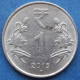 INDIA - 1 Rupee 2015 "Lotus Flowers" KM# 394 Republic Decimal Coinage (1957) - Edelweiss Coins - Georgië