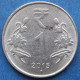 INDIA - 1 Rupee 2015 "Lotus Flowers" KM# 394 Republic Decimal Coinage (1957) - Edelweiss Coins - Georgien