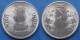 INDIA - 1 Rupee 2017 "Lotus Flowers" KM# 394 Republic Decimal Coinage (1957) - Edelweiss Coins - Géorgie