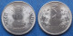 INDIA - 1 Rupee 2017 "Lotus Flowers" KM# 394 Republic Decimal Coinage (1957) - Edelweiss Coins - Georgien