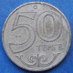 KAZAKHSTAN - 50 Tenge 2002 KM# 27 Independent Republic (1991) - Edelweiss Coins - Kazakistan