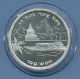 Korea Nord 100 Won 1996 Hong Kong Hausboot, Silber, KM 422 PP In Kapsel (m4637) - Corea Del Norte