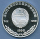 Korea Nord 500 Won 1996 Tiger Panda Hologramm, Silber, KM 106 PP (m4603) - Corea Del Norte