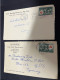 16-2-2024 (4 X 24) Australia Cover X 2 - 1950's (with Advertising) - Storia Postale