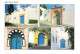TUNISIE -  Sidi Bou Said - Vue Sur Les Portes Typiques - Colorisé -  Carte Postale - Tunesien