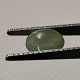 Delcampe - Jadéite Cabochon Birmanie: 1.41 Carat | Ovale, Poli | Vert Semi-translucide - Jade