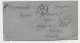 RUSSIA RUSSIE 20K AU VERSO LETTRE COVER REC ZARSKOE 1896 TO FRANCE - Briefe U. Dokumente