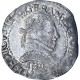 France, Henri III, 1/2 Franc Au Col Plat, 1589, Bordeaux, Argent, TTB+ - 1574-1589 Henri III