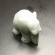 Éléphant En Jadéite Thaïlande: 49.1 Carats | Sculpté à La Main | Vert Opaque - Sonstige & Ohne Zuordnung