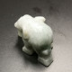 Éléphant En Jadéite Thaïlande: 49.1 Carats | Sculpté à La Main | Vert Opaque - Otros & Sin Clasificación