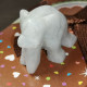 Éléphant En Jadéite Thaïlande: 58.57 Carats | Sculpté à La Main | Vert Opaque - Autres & Non Classés