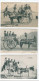 "Lot De 2 Cartes Postales Anciennes Italie Palermo,  Carro Siciliano, Dos Non-divisé - Colecciones Y Lotes