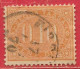 Italie Taxe/segnatassa N°2 10c Jaune-brun 1869 O - Taxe