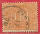Italie Taxe/segnatassa N°2 10c Jaune-brun 1869 O - Portomarken