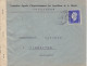 Lettre Obl. Coutances Le 31/5/45 Sur 4f Dulac N° 695 Pour L'Angleterre (tarif Du 1/2/42) + Censure Anglaise - 1944-45 Marianna Di Dulac