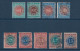 LOT SÉRIE De 9 TIMBRES FISCAUX D'ITALIE ITALIA FISCAL REVENUE CATASTALE (RELATIFS AUX PROPRIÉTÉS FONCIÈRES) - Revenue Stamps