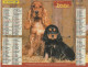 CALENDRIER ANNEE 2001, COMPLET, EPAGNEUL BRETON, COOKER COULEUR  REF 14385 - Big : 2001-...