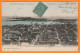 1907 - SPM - Timbre à 5 Centimes Groupe Sage Sur CP Colorisée Vers Le Havre - Panorama De La Ville Vue Du Nord - Storia Postale