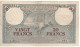 MOROCCO  20 Francs  P18b  Dated  14-11-41  ( Hassan Tower, Rabat ) - Marocco
