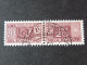 ITALIA Repubblica Pacchi -1955- "Corno Cifra" £. 20 Varietà Filigrana USº (descrizione) - Postal Parcels