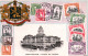 Représentation De Timbres - Belgique (Belgie) Carte Gaufrée De 1939 N° 16917 - Photo Bruxelles Palais De Justice - Briefmarken (Abbildungen)