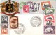 Représentation De Timbres - Belgique (Belgie) Carte Gaufrée De 1939, Tampon Foire Internationale De Bruxelles - Stamps (pictures)