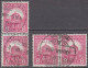 HONGRIE     Lot De  2   Paires   8c Fi. Rose-lilas   Y.et.T. 384     1926-27      Oblitérés   Scan Recto-verso - Oblitérés