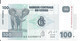 CONGO 100 FRANCS 2013 UNC P 98 B - Ohne Zuordnung