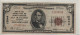USA  Scarce  $ 5  "BANK OF ITALY" California  Dated 1929  Serie 13044  (President Lincoln) - California