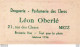 V11 96Hs  Carte Parfumée Inclination Piver Léon Oberlé 21 Rue Des Clercs à Metz - Anciennes (jusque 1960)