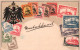 Représentation De Timbres: Stamps Deutsch Sudwestafrika - Carte Ottmar Zieher N° 18 - Briefmarken (Abbildungen)