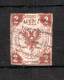Lubeck 1859 Freimarke 3 Wappen Im Oval Gebraucht, Helle Stelle (hoher Gepruft Pfenniger) - Luebeck