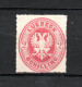 Lubeck 1863 Freimarke 10 Wappen Im Oval Ungebraucht Mit Original Gummi - Lubeck