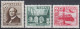 ESPAÑA 1948 Nº 1037/1039 NUEVO SIN FIJASELLOS - Unused Stamps