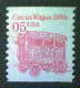 United States, Scott #2452B, Used(o), 1992, Circus Wagon, 5¢, Carmine - Gebruikt