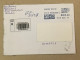 Slovakia Slovensko Used Letter Stamp Circulated Cover Registered Barcode Label Printed Sticker 2023 - Cartas & Documentos