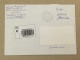 Slovakia Slovensko Used Letter Stamp Circulated Cover Registered Barcode Label Printed Sticker 2021 - Lettres & Documents