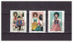 LIECHTENSTEIN   . N °  625 /  627  .  SERIE   COSTUMES      OBLITEREE  .  SUPERBE . - Used Stamps