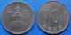 SOUTH KOREA - 10 Won 2000 "Pagoda At Pul Puk Temple" KM# 33.2 Monetary Reform (1966) - Edelweiss Coins - Korea (Zuid)